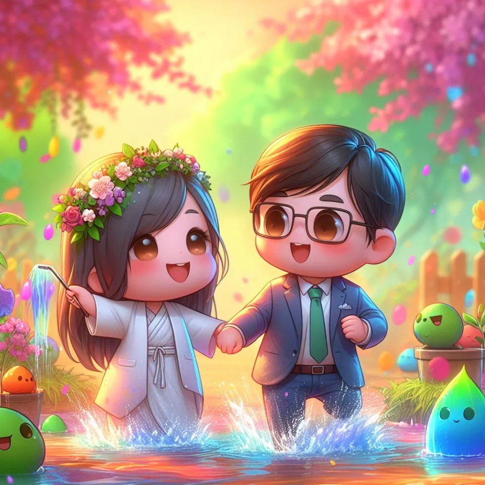 couple image happy holi images garden gradient