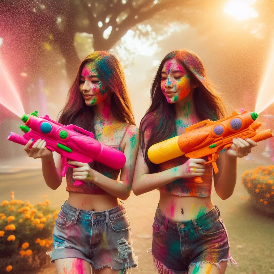 couple image happy holi images garden gradients amazing vibes office and airports girls and boys playing the holi ()