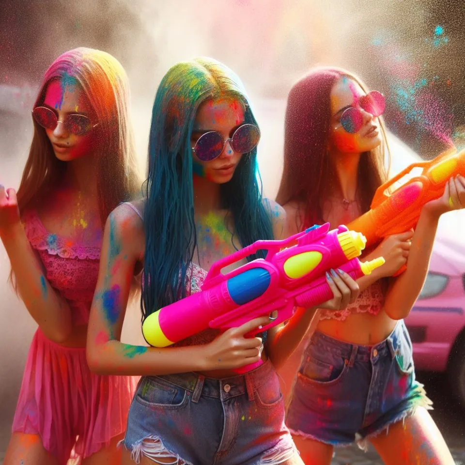 couple image happy holi images garden gradients amazing vibes office and airports girls and boys playing the holi ()