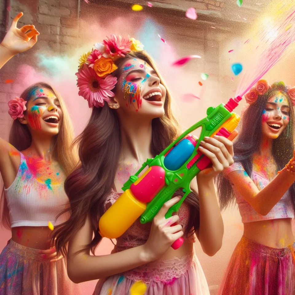 couple image happy holi images garden gradients amazing vibes office and airports girls and boys playing the holi ()