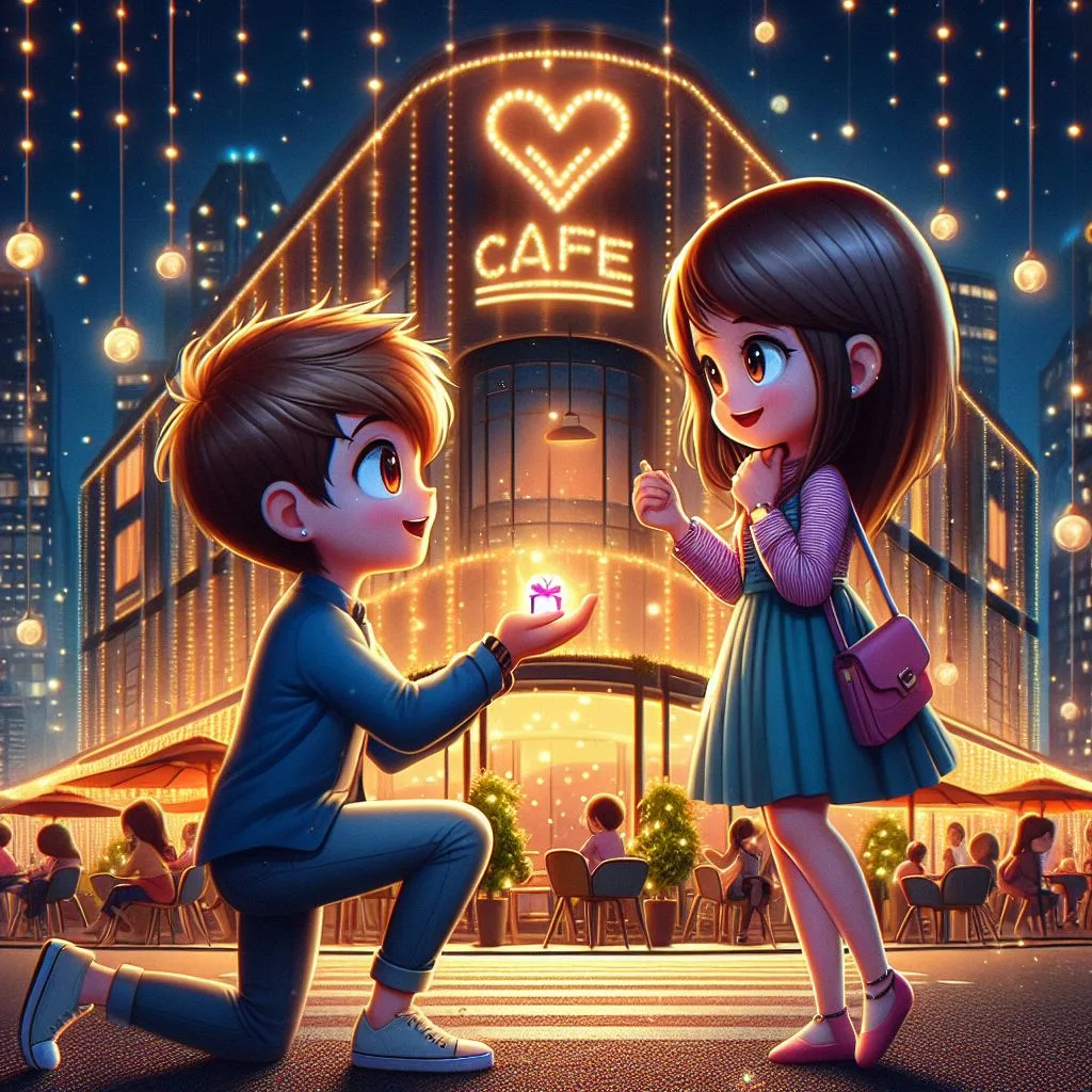 love images cute couple mini cute girl and mini boy with cartoon boy ()