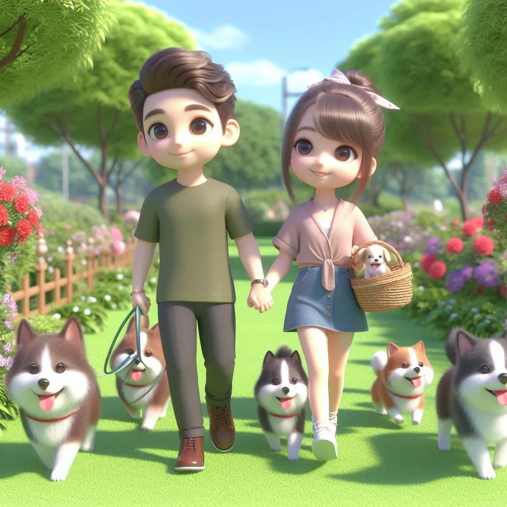 love images cute couple mini cute girl and mini boy with cartoon boy ()