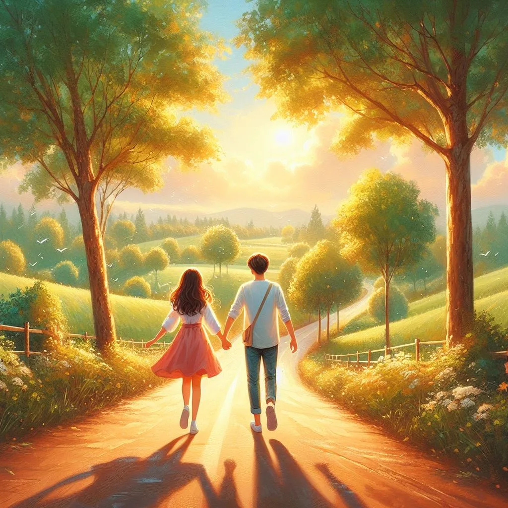 love images cute couple mini cute girl and mini boy with cartoon boy ()