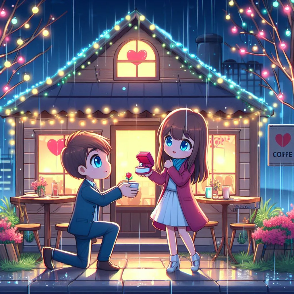 love images cute couple mini cute girl and mini boy with cartoon boy ()