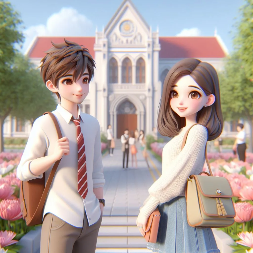 love images cute couple mini cute girl and mini boy with cartoon boy ()