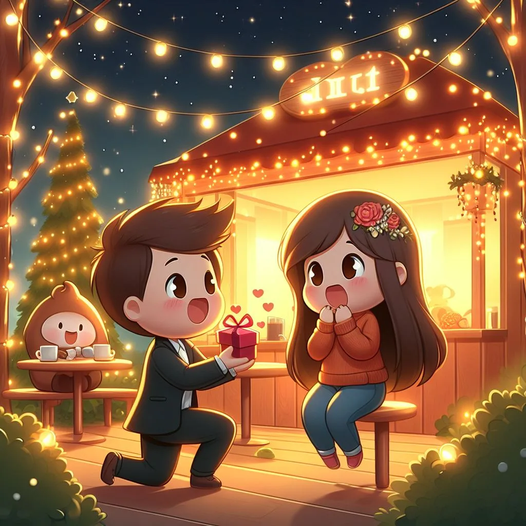 love images cute couple mini cute girl and mini boy with cartoon boy ()