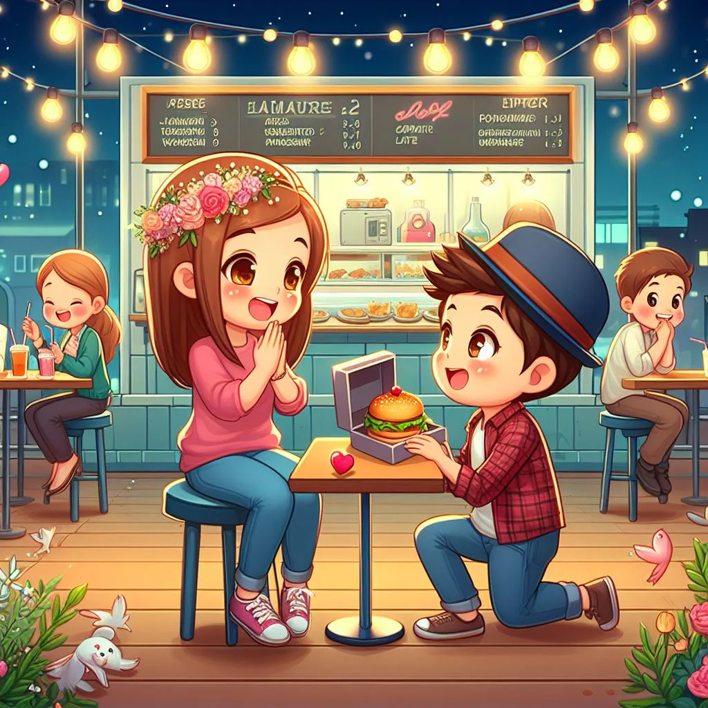 love images cute couple mini cute girl and mini boy with cartoon boy ()