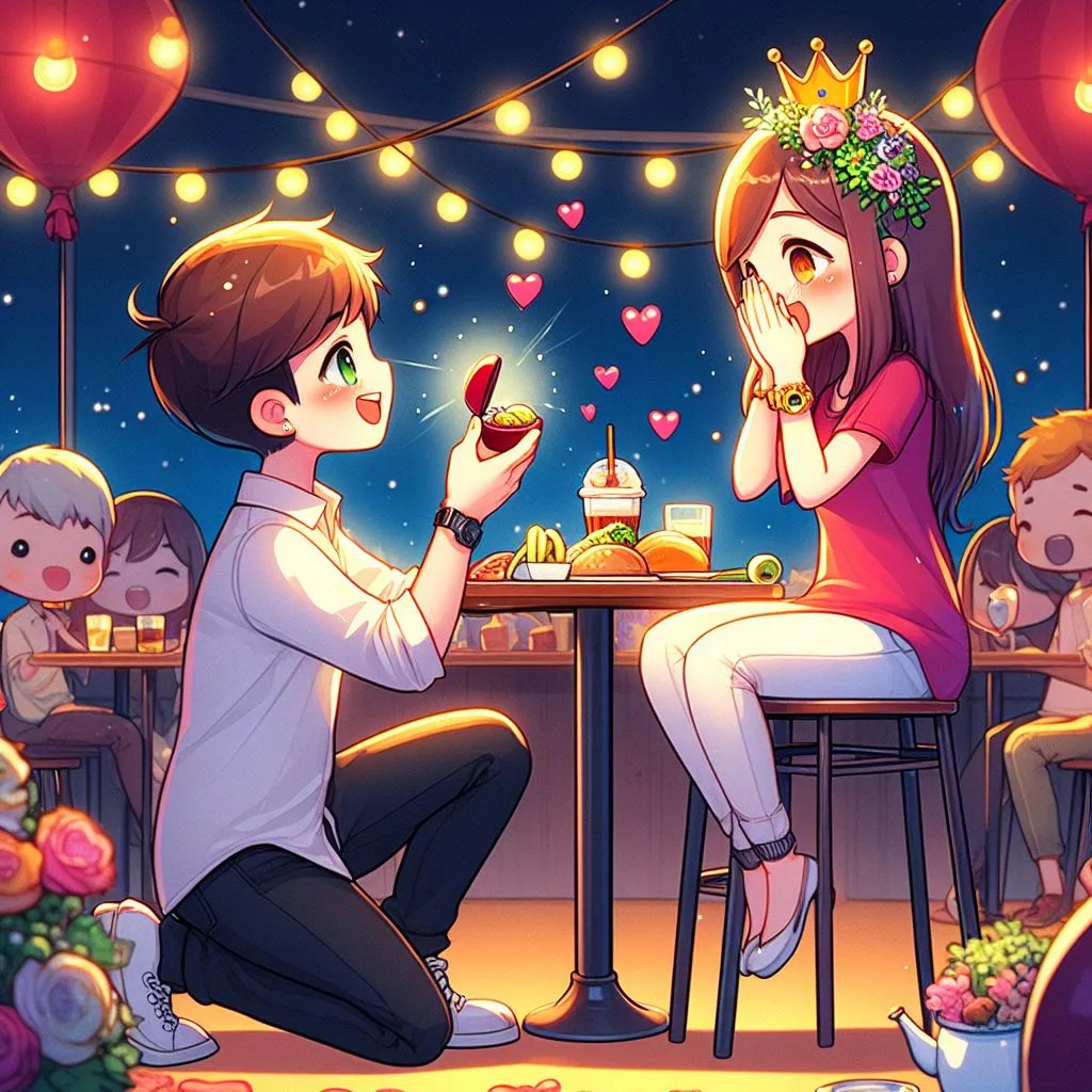 love images cute couple mini cute girl and mini boy with cartoon boy ()