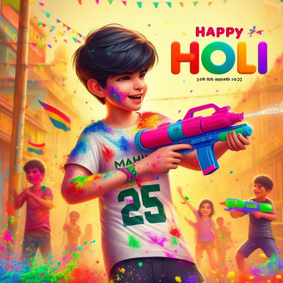 realistic-3D-22-year-old-couple-playing-the-Indian-festival-Holi-with-coloured-powder-water-guns-filled-with-colour-mixed-water.-happy-holi-images-110-960x960 150 Happy Holi Images Free Download