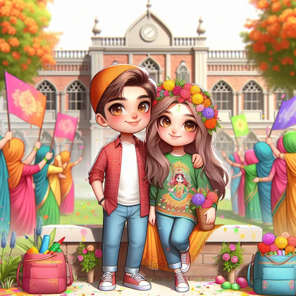 realistic-3D-22-year-old-couple-playing-the-Indian-festival-Holi-with-coloured-powder-water-guns-filled-with-colour-mixed-water.-happy-holi-images-137-960x960 150 Happy Holi Images Free Download