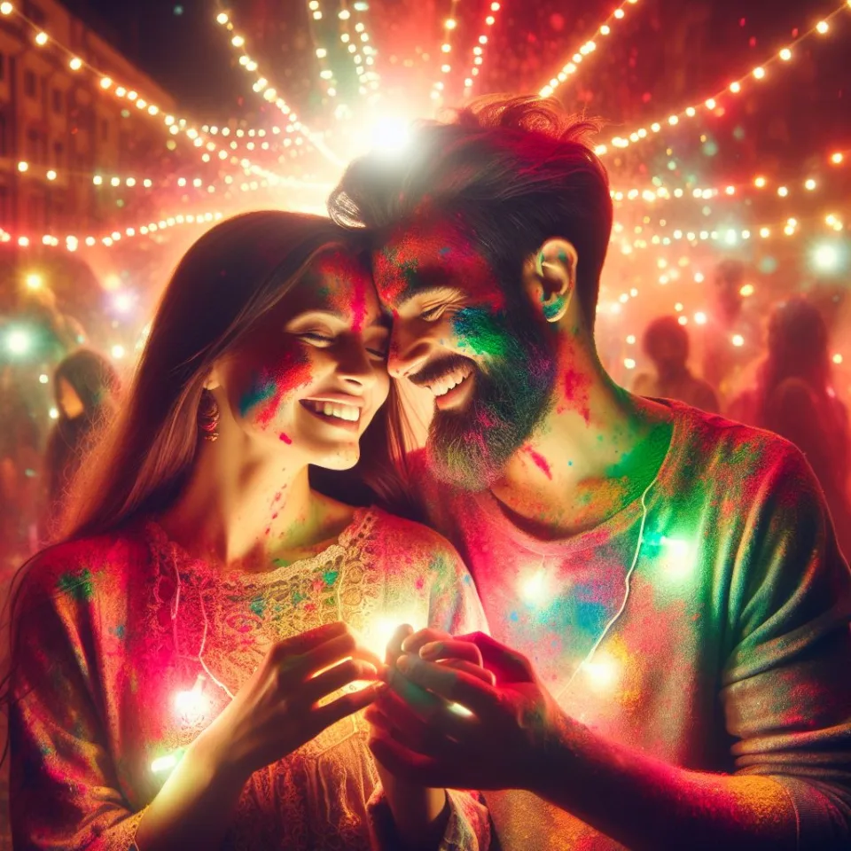 realistic-3D-22-year-old-couple-playing-the-Indian-festival-Holi-with-coloured-powder-water-guns-filled-with-colour-mixed-water.-happy-holi-images-22-960x960 150 Happy Holi Images Free Download