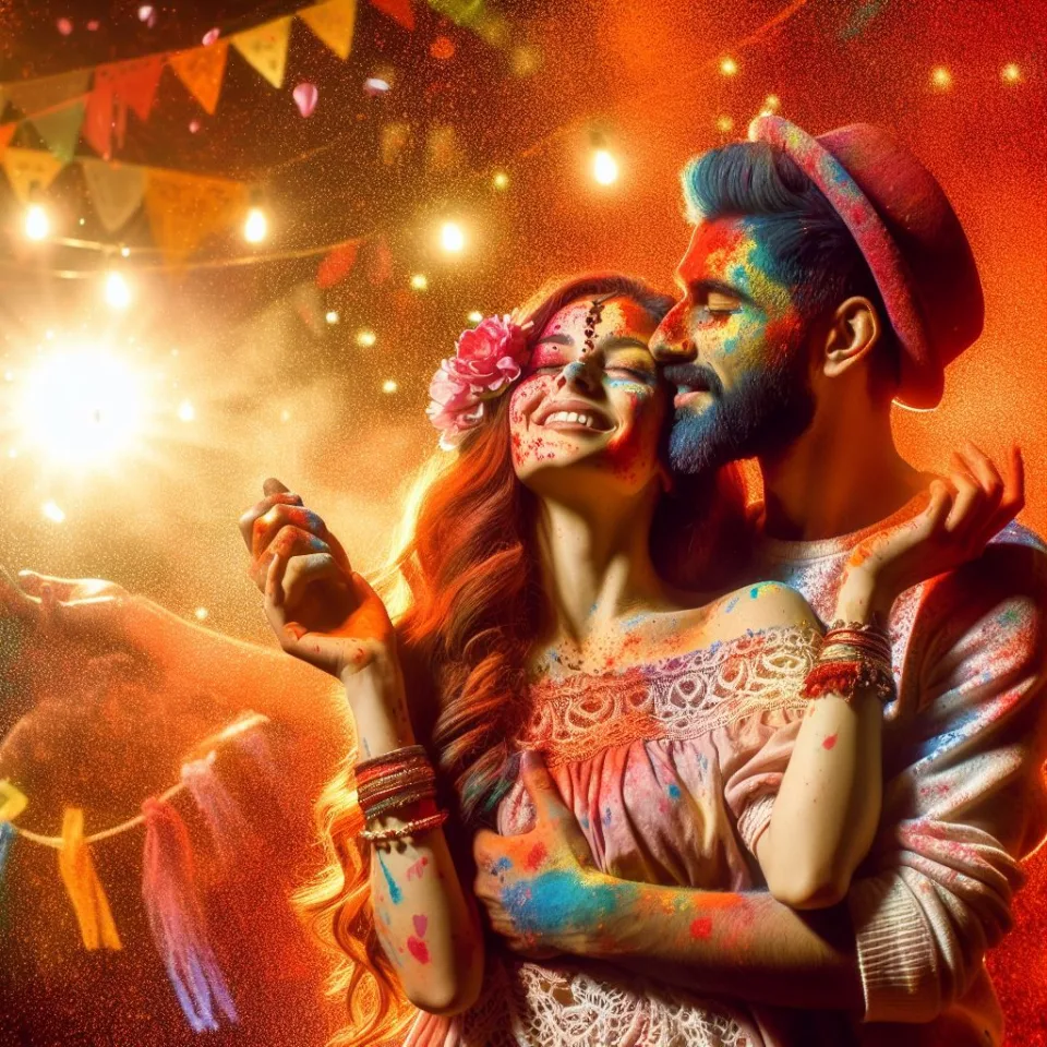 realistic-3D-22-year-old-couple-playing-the-Indian-festival-Holi-with-coloured-powder-water-guns-filled-with-colour-mixed-water.-happy-holi-images-26-960x960 150 Happy Holi Images Free Download