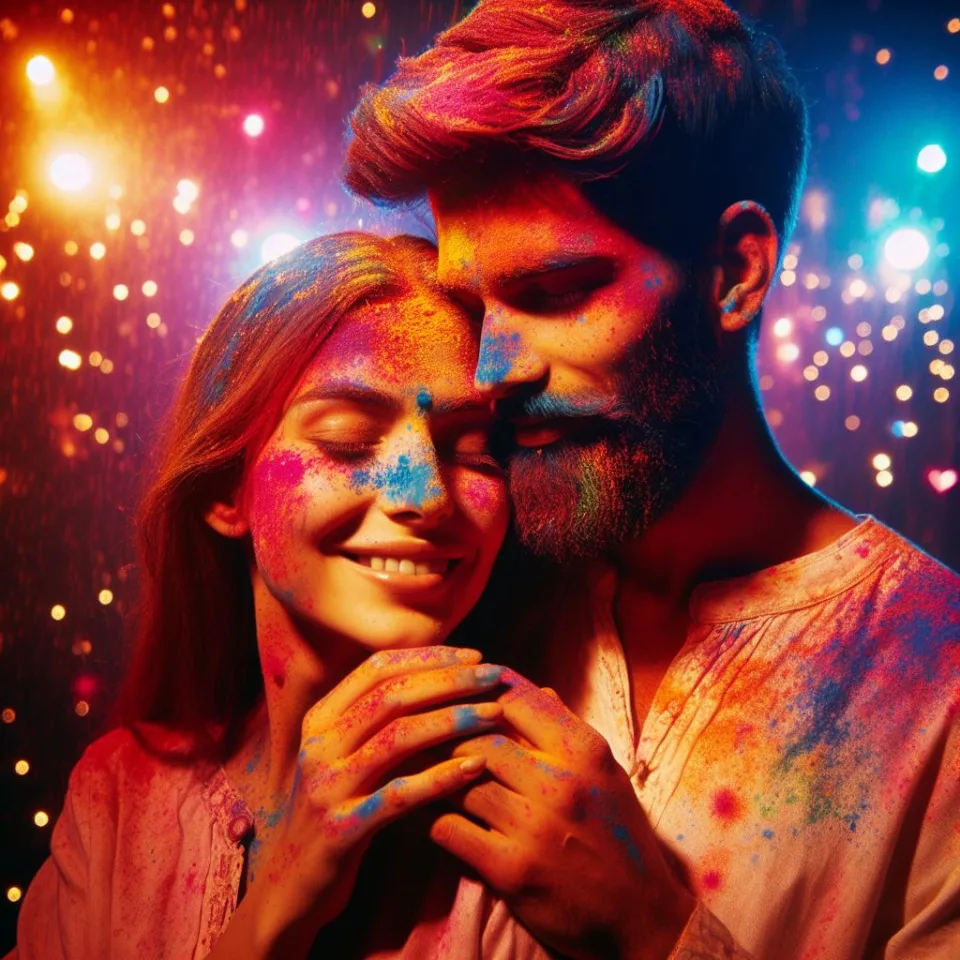 realistic-3D-22-year-old-couple-playing-the-Indian-festival-Holi-with-coloured-powder-water-guns-filled-with-colour-mixed-water.-happy-holi-images-28-960x960 150 Happy Holi Images Free Download