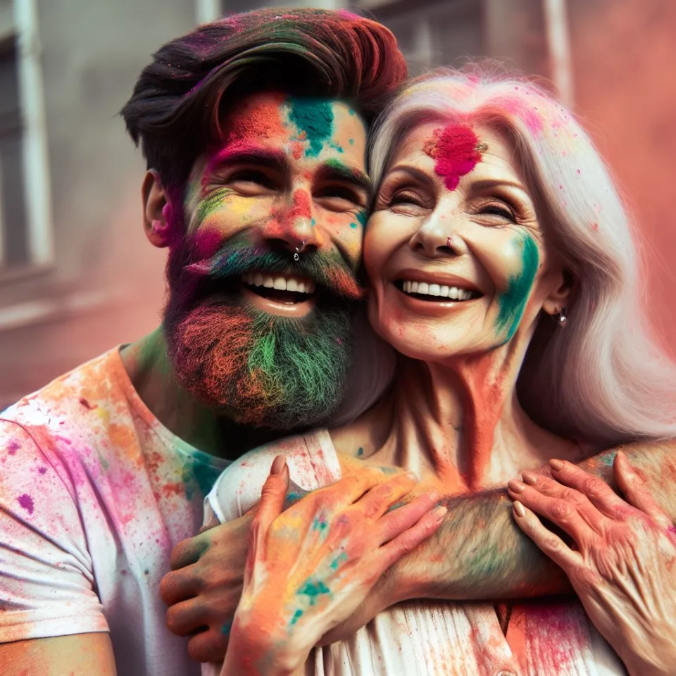 realistic-3D-22-year-old-couple-playing-the-Indian-festival-Holi-with-coloured-powder-water-guns-filled-with-colour-mixed-water.-happy-holi-images-32-960x960 150 Happy Holi Images Free Download