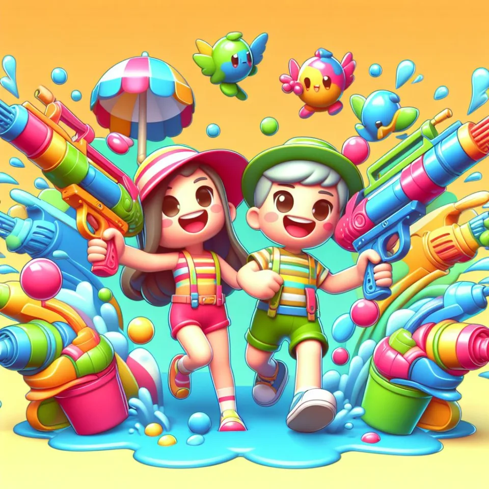 realistic-3D-22-year-old-couple-playing-the-Indian-festival-Holi-with-coloured-powder-water-guns-filled-with-colour-mixed-water.-happy-holi-images-61-960x960 150 Happy Holi Images Free Download