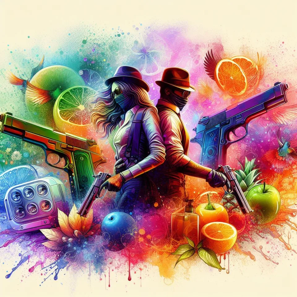 realistic-3D-22-year-old-couple-playing-the-Indian-festival-Holi-with-coloured-powder-water-guns-filled-with-colour-mixed-water.-happy-holi-images-78-960x960 150 Happy Holi Images Free Download