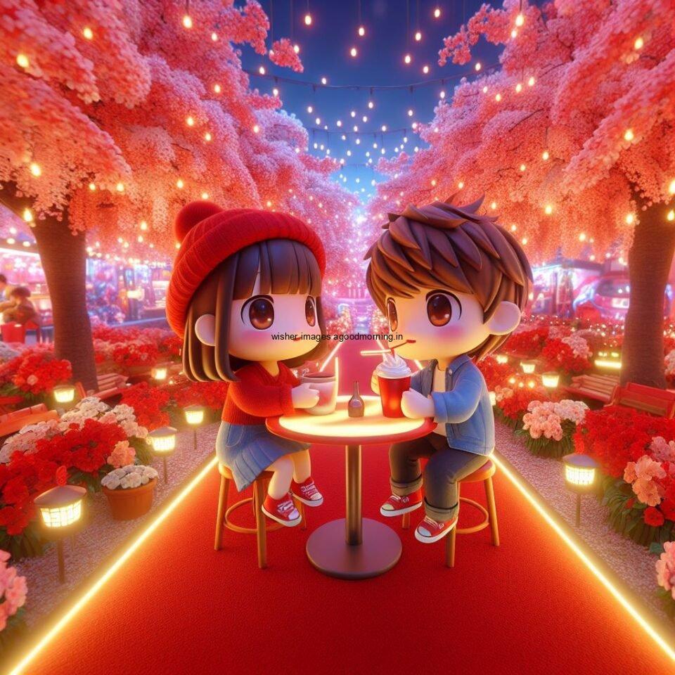 d cute couple images couple seating together with beautifull mall or middle of park azaming light setup ()