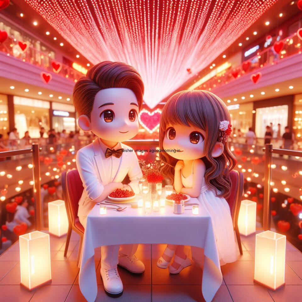 d cute couple images couple seating together with beautifull mall or middle of park azaming light setup ()