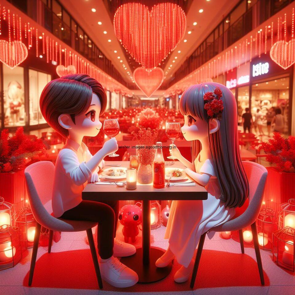 d cute couple images couple seating together with beautifull mall or middle of park azaming light setup ()