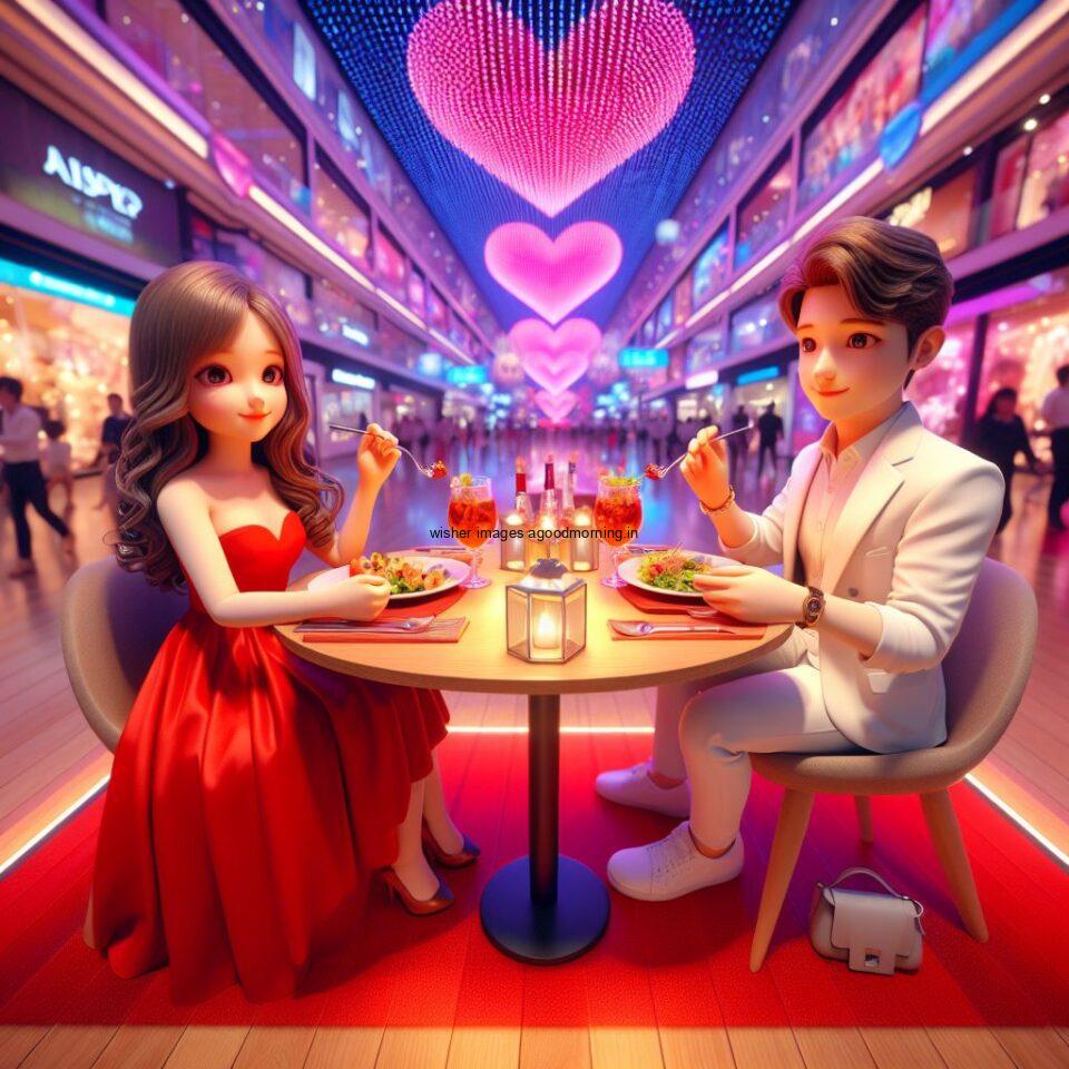 d cute couple images couple seating together with beautifull mall or middle of park azaming light setup ()