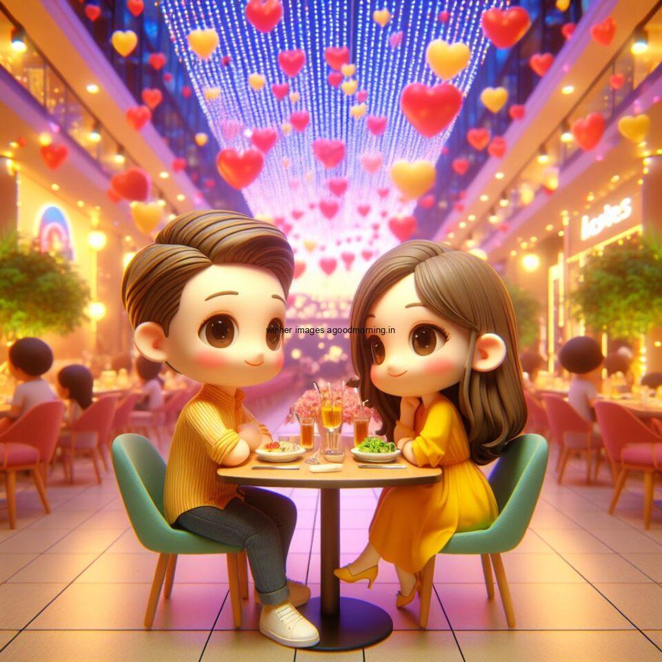 d cute couple images couple seating together with beautifull mall or middle of park azaming light setup ()