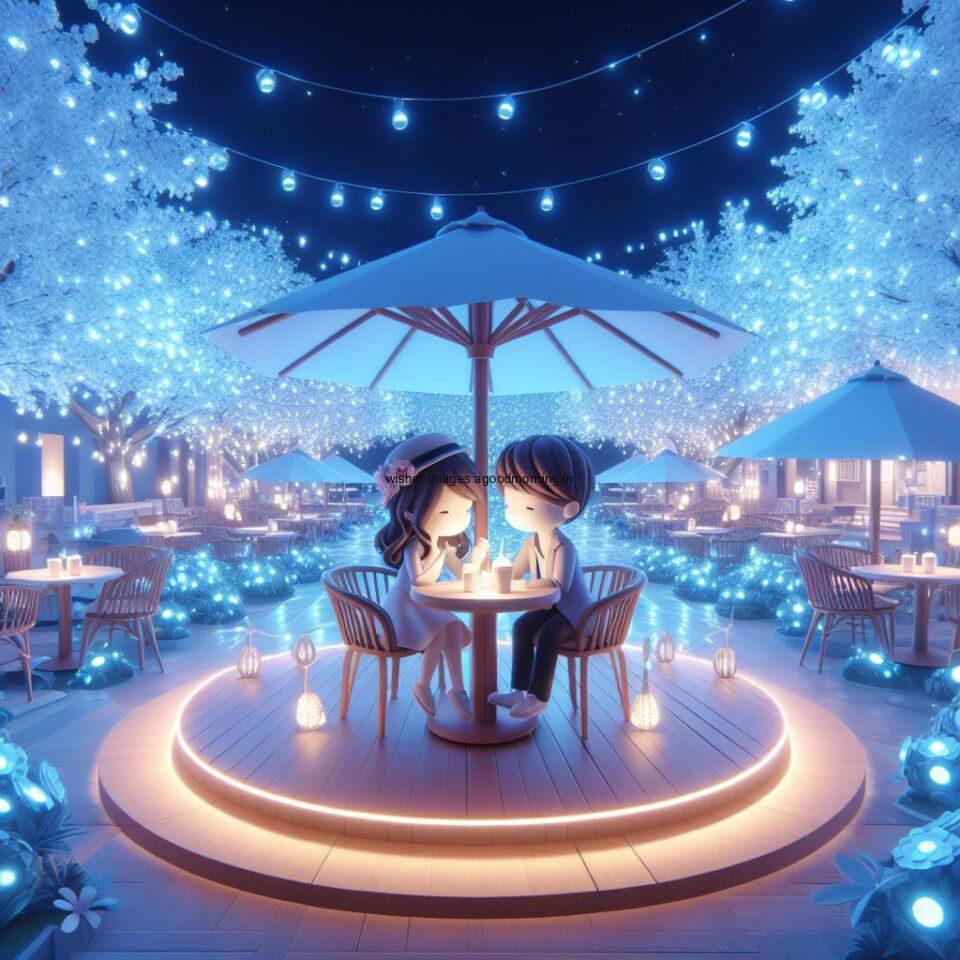 d cute couple images couple seating together with beautifull mall or middle of park azaming light setup ()