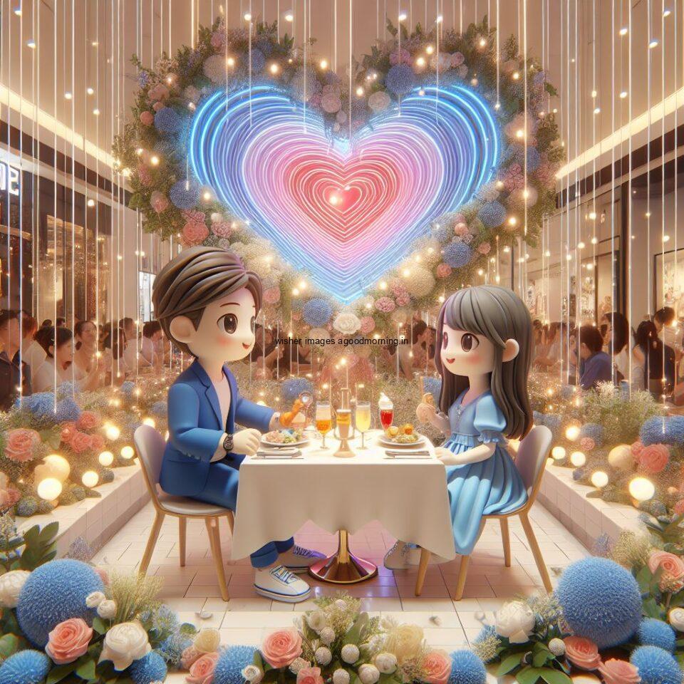 d cute couple images couple seating together with beautifull mall or middle of park azaming light setup ()