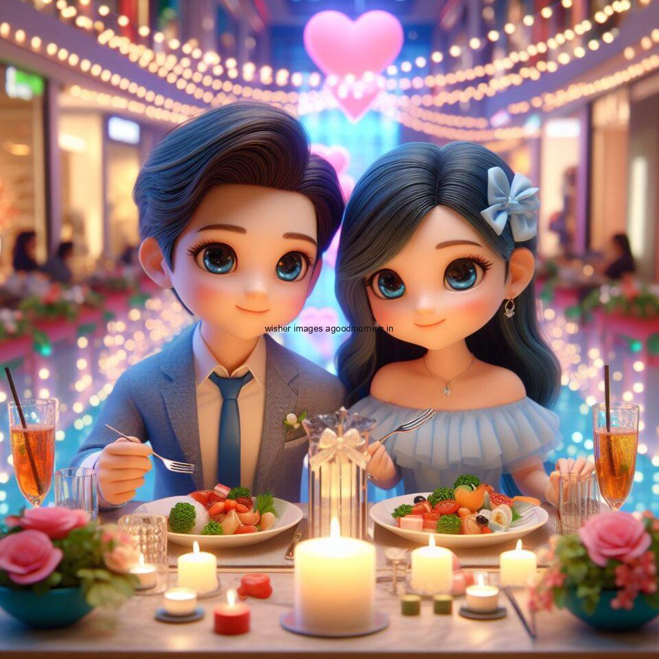 d cute couple images couple seating together with beautifull mall or middle of park azaming light setup ()