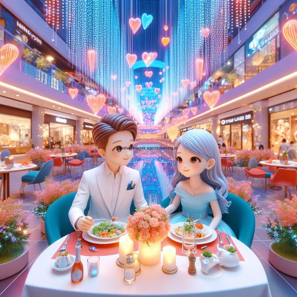 d cute couple images couple seating together with beautifull mall or middle of park azaming light setup ()