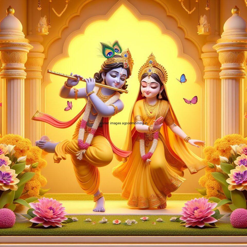 Lord Krishna Images & HD Krishna Photos Jai Shree Krishna Images Status d cute krishna seating playing flute eating button ()