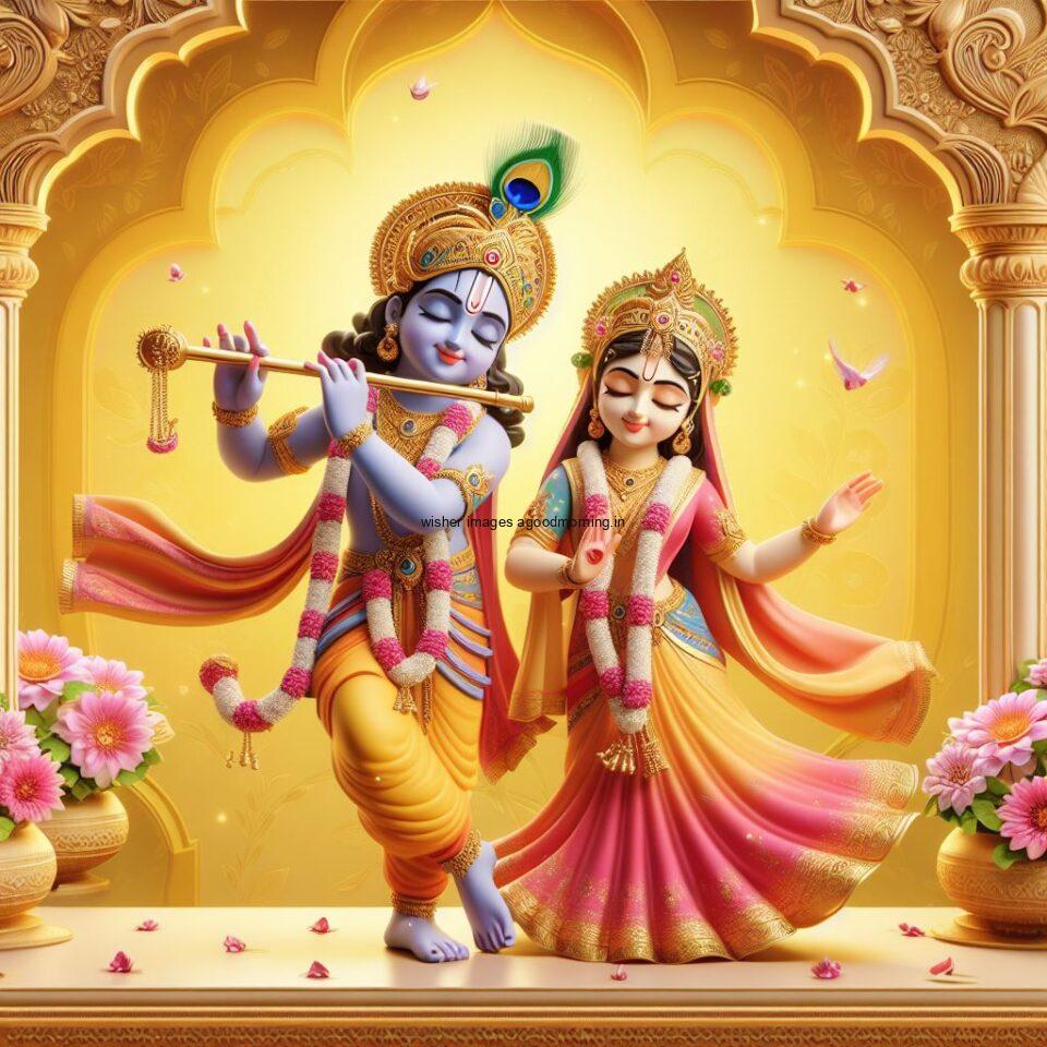 Lord Krishna Images & HD Krishna Photos Jai Shree Krishna Images Status d cute krishna seating playing flute eating button ()