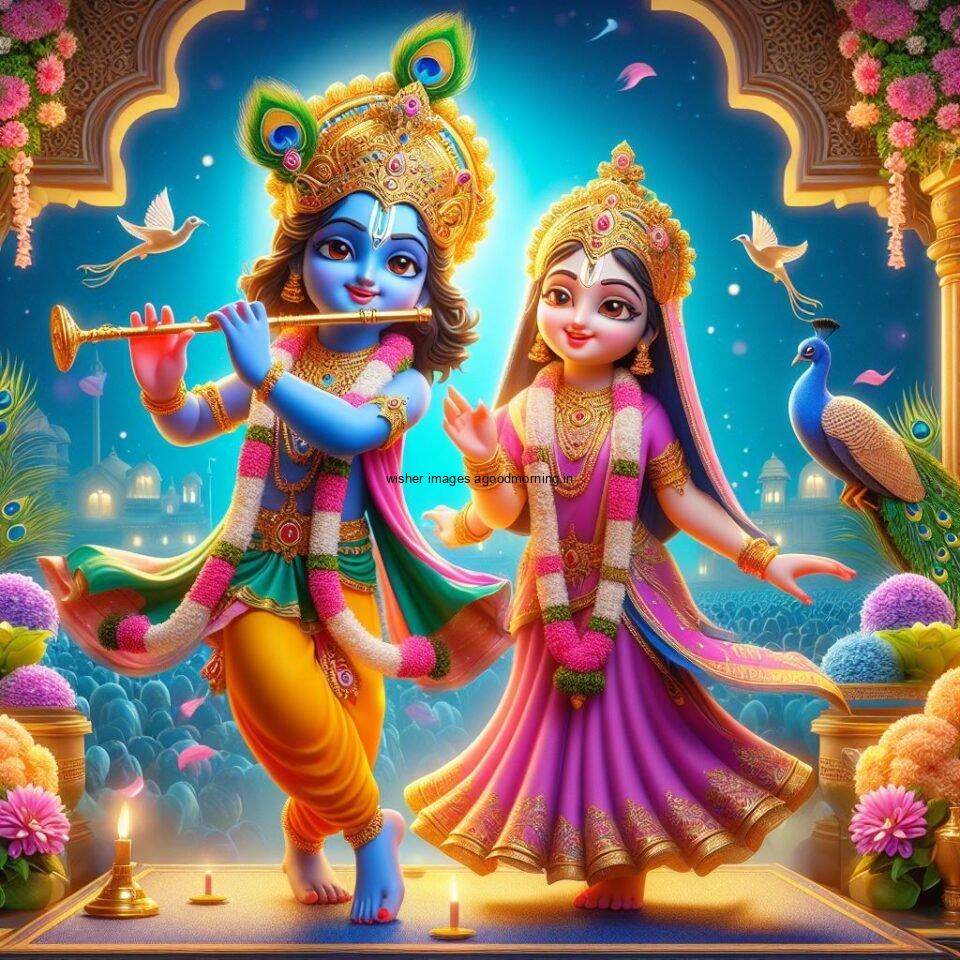 Lord Krishna Images & HD Krishna Photos Jai Shree Krishna Images Status d cute krishna seating playing flute eating button ()