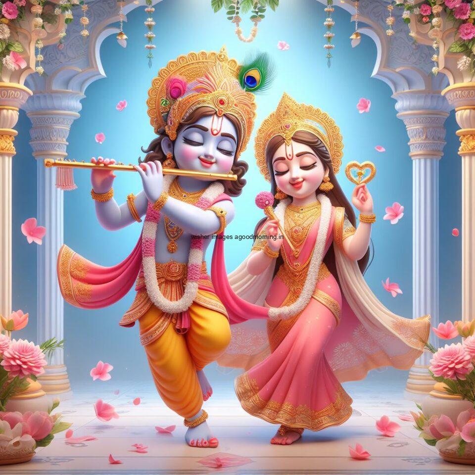 Lord Krishna Images & HD Krishna Photos Jai Shree Krishna Images Status d cute krishna seating playing flute eating button ()