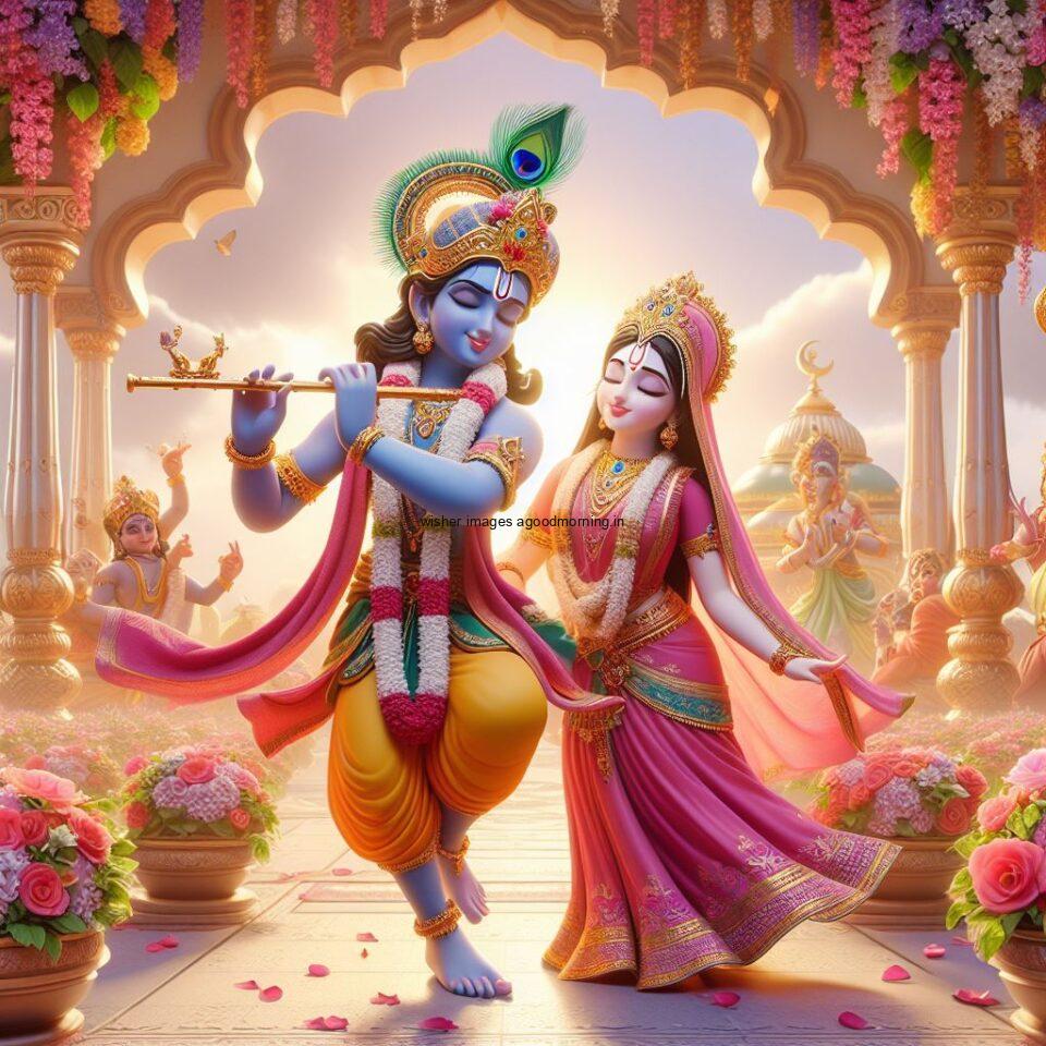 Lord Krishna Images & HD Krishna Photos Jai Shree Krishna Images Status d cute krishna seating playing flute eating button ()