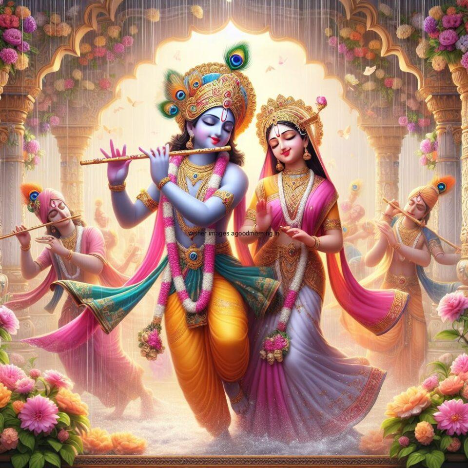 Lord Krishna Images & HD Krishna Photos Jai Shree Krishna Images Status d cute krishna seating playing flute eating button ()