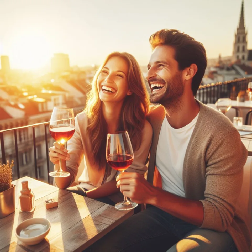 beautiful couple in cafe love couple images with love vibes in city and parpose eachother in the cafe table and enjoy the food ()