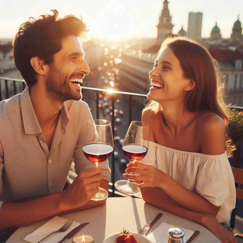 beautiful couple in cafe love couple images with love vibes in city and parpose eachother in the cafe table and enjoy the food ()