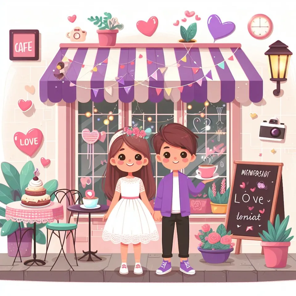 beautiful couple in cafe love couple images with love vibes in city and parpose eachother in the cafe table and enjoy the food ()