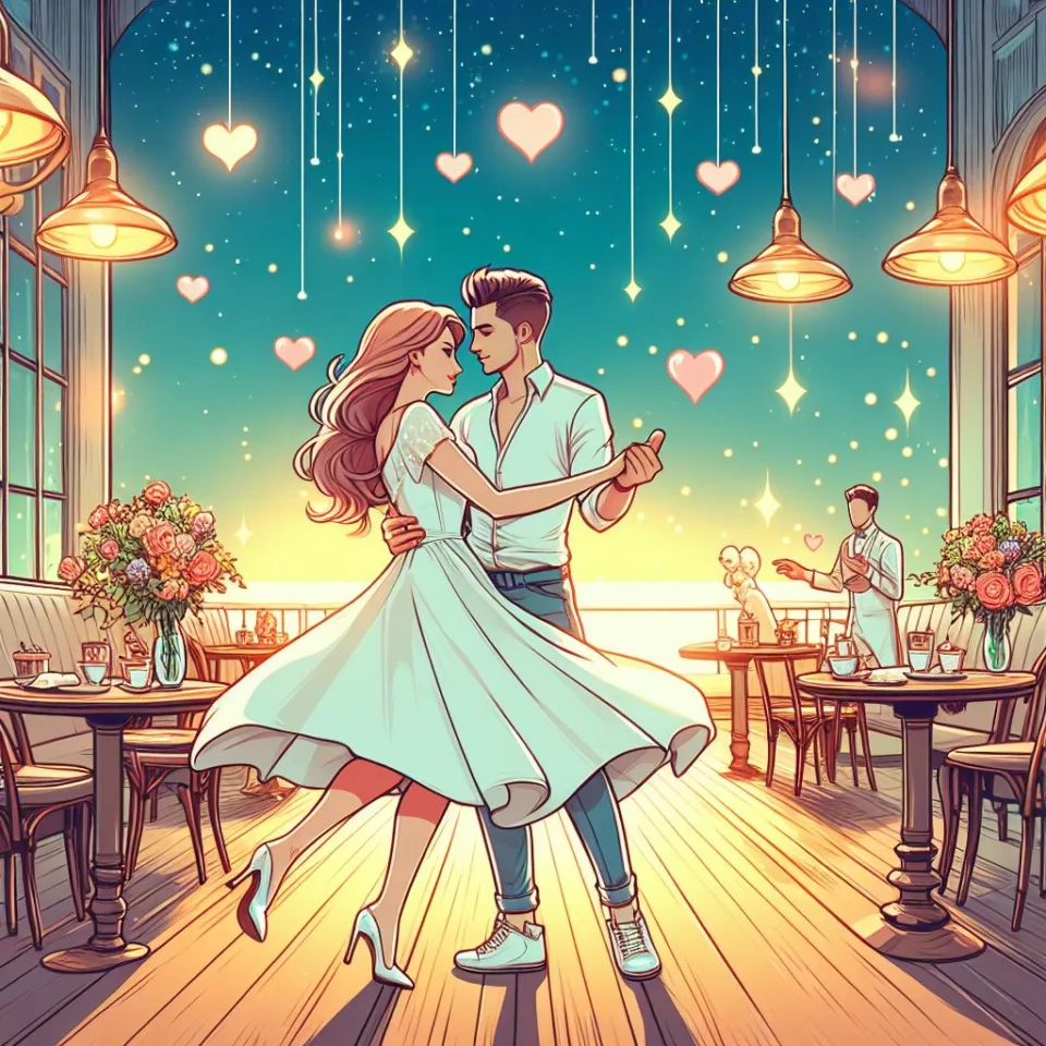 beautiful couple in cafe love couple images with love vibes in city and parpose eachother in the cafe table and enjoy the food ()