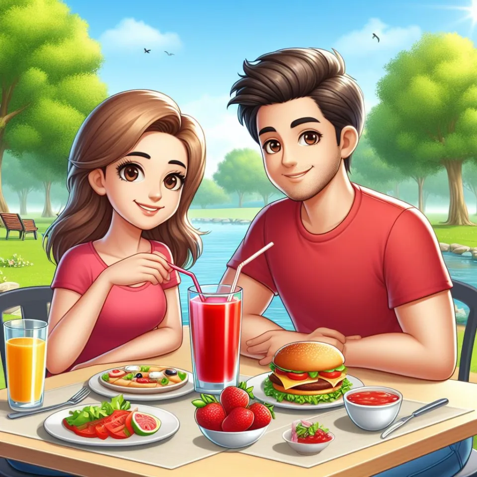 beautiful couple in cafe love couple images with love vibes in city and parpose eachother in the cafe table and enjoy the food image ()