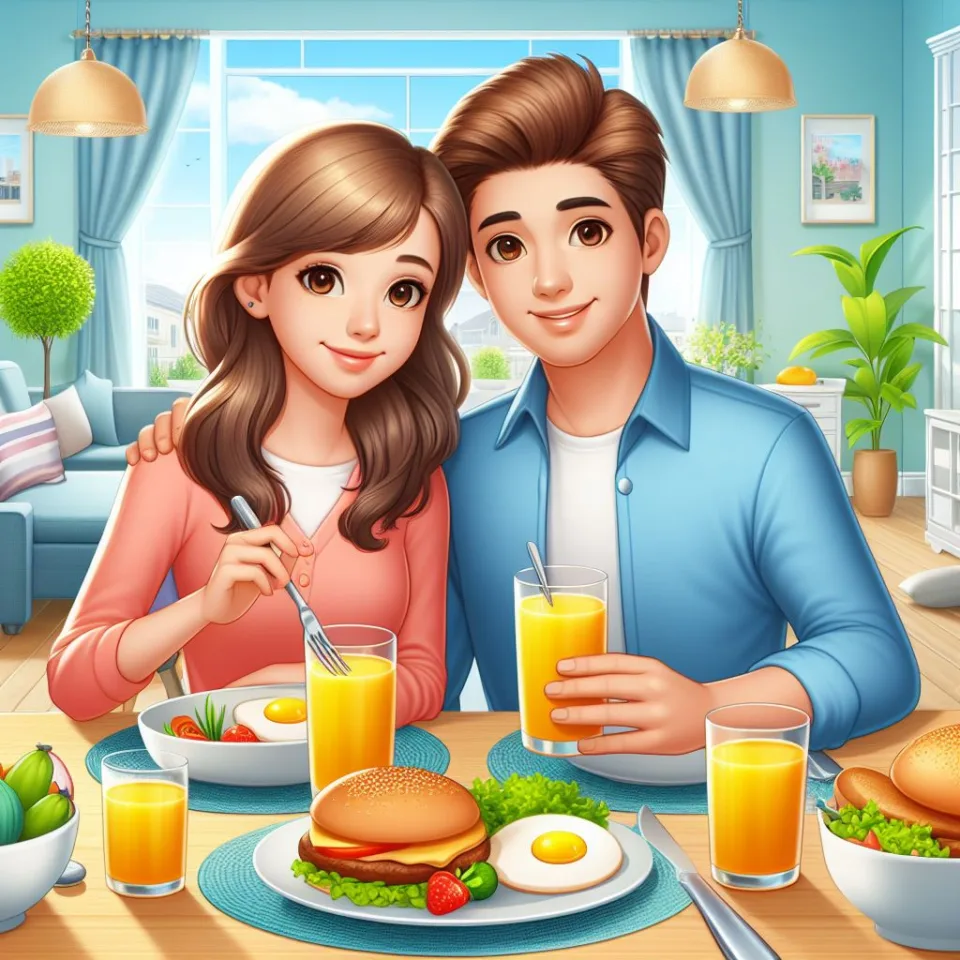 beautiful couple in cafe love couple images with love vibes in city and parpose eachother in the cafe table and enjoy the food image ()