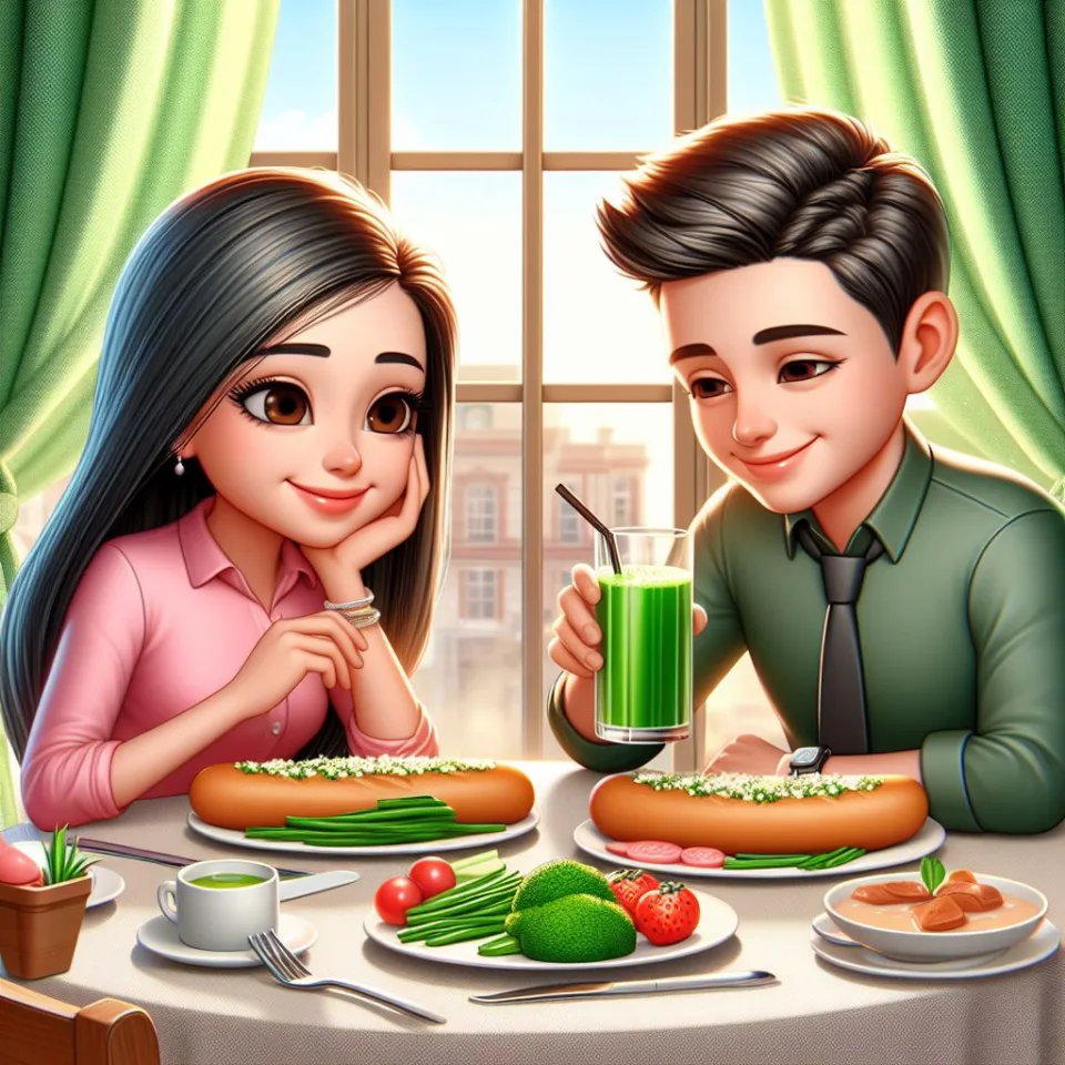 beautiful couple in cafe love couple images with love vibes in city and parpose eachother in the cafe table and enjoy the food image ()