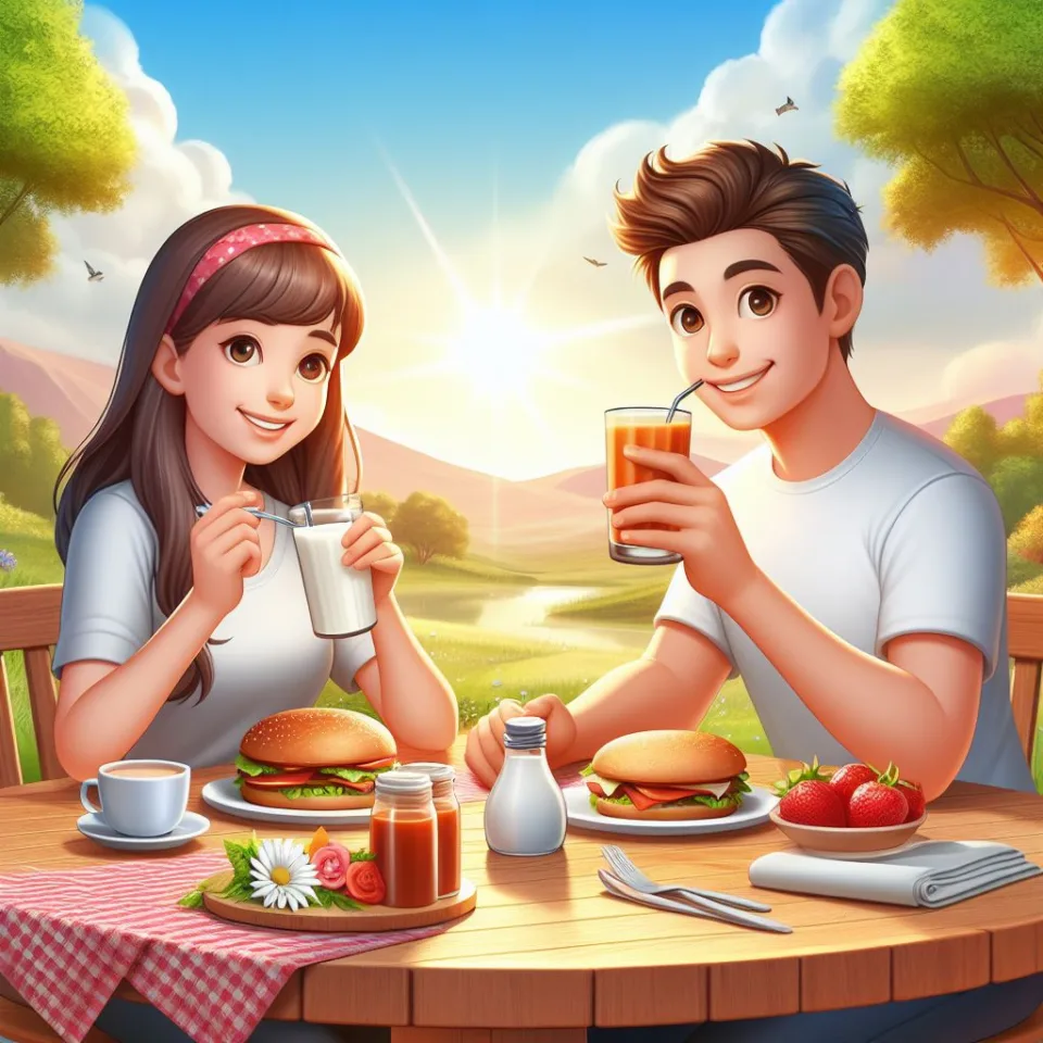 beautiful couple in cafe love couple images with love vibes in city and parpose eachother in the cafe table and enjoy the food image ()