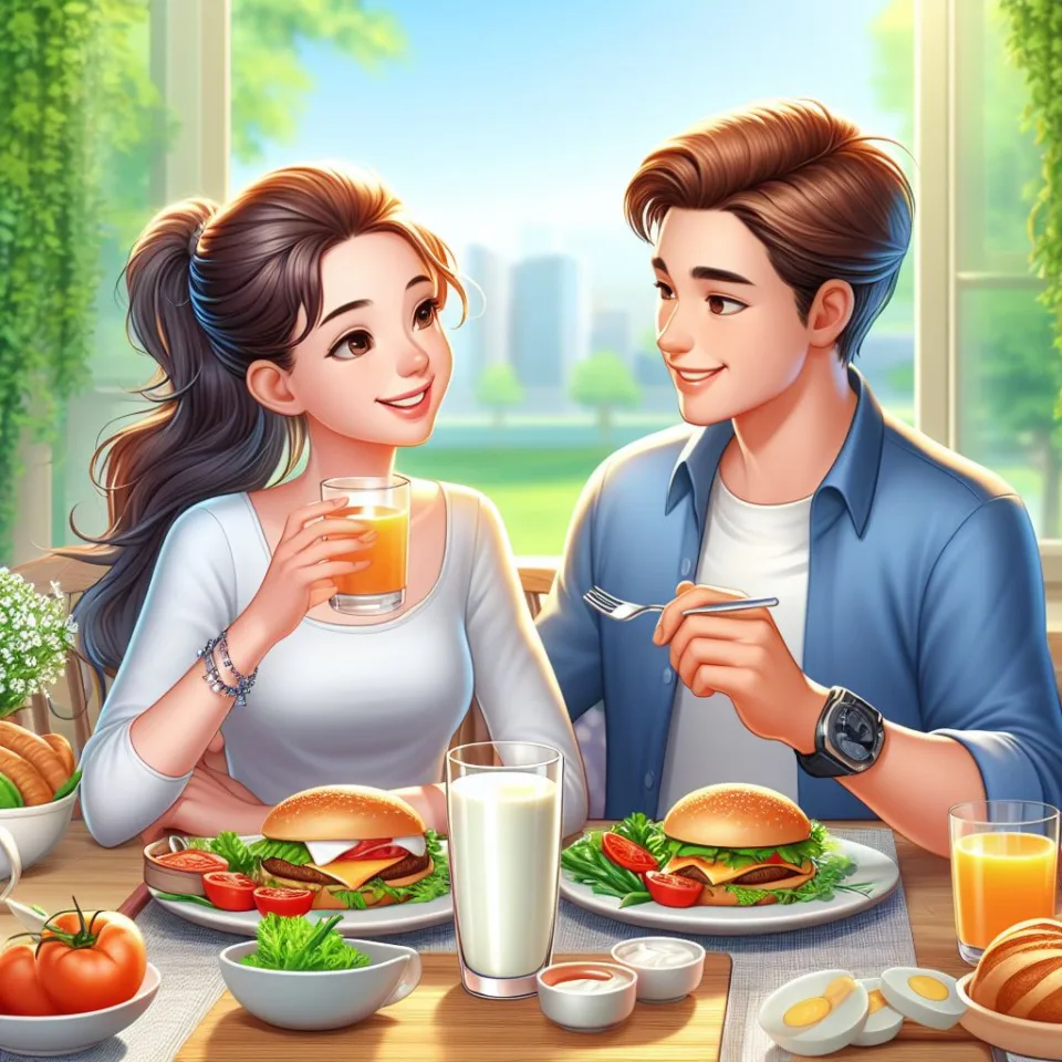 beautiful couple in cafe love couple images with love vibes in city and parpose eachother in the cafe table and enjoy the food image ()