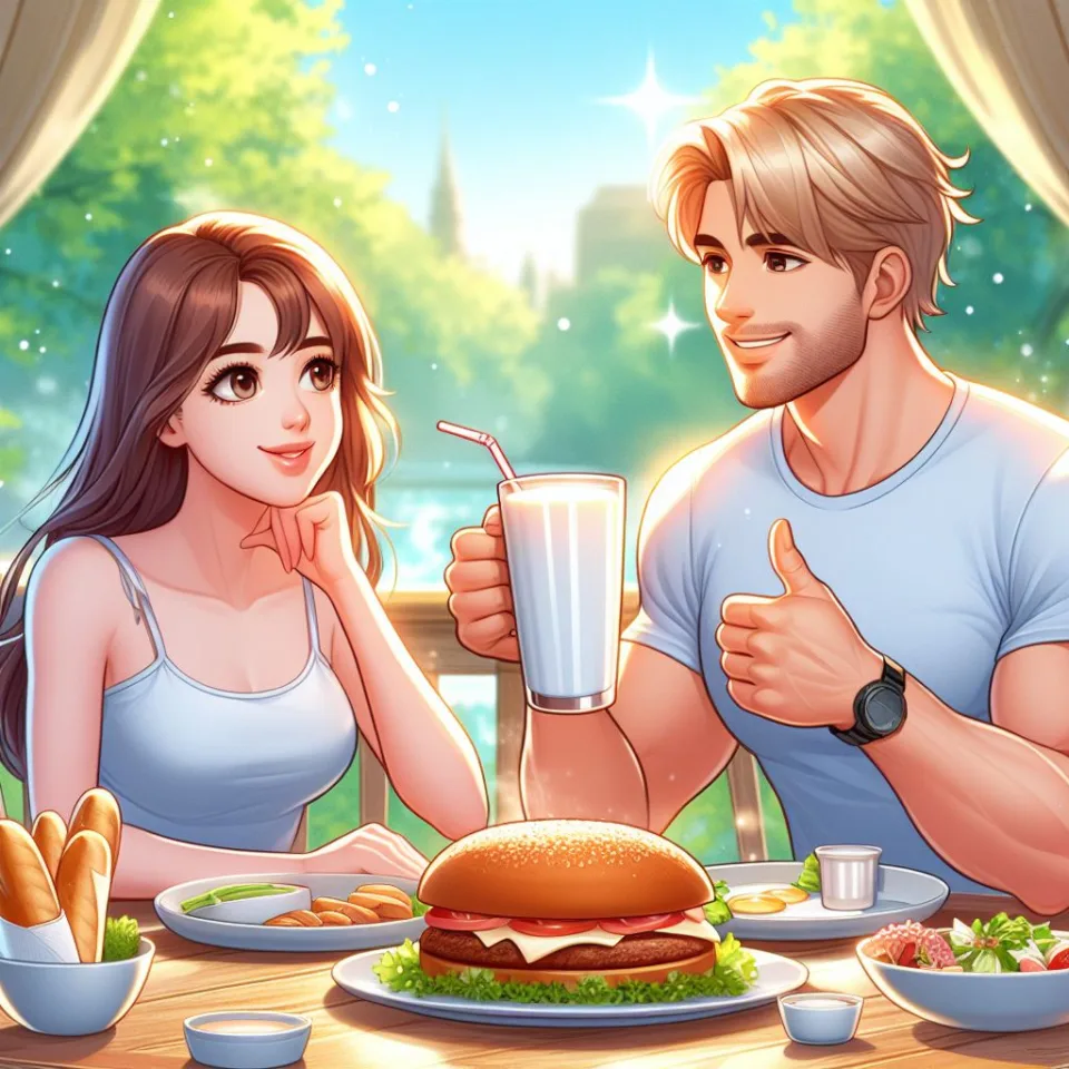 beautiful couple in cafe love couple images with love vibes in city and parpose eachother in the cafe table and enjoy the food image ()