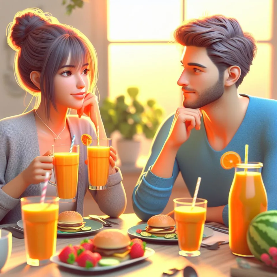 beautiful couple in cafe love couple images with love vibes in city and parpose eachother in the cafe table and enjoy the food image ()