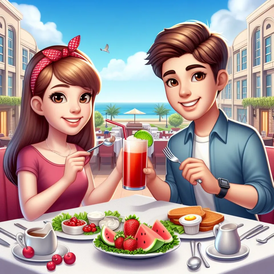 beautiful couple in cafe love couple images with love vibes in city and parpose eachother in the cafe table and enjoy the food image ()