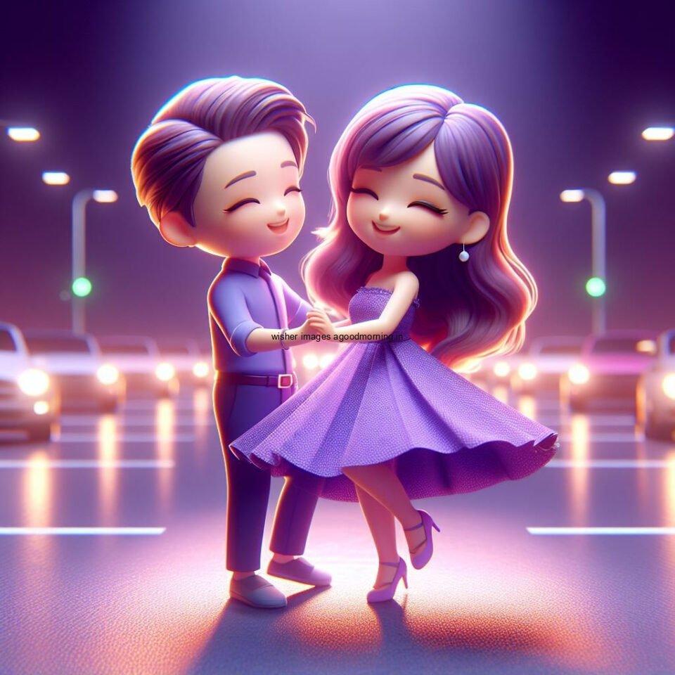 cute couple d images with amazing lights and couple are making love vibes with beautiful background heart images ()