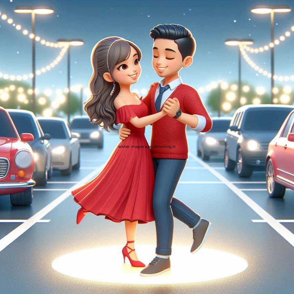 cute couple d images with amazing lights and couple are making love vibes with beautiful background heart images ()