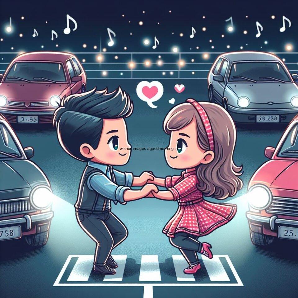 cute couple d images with amazing lights and couple are making love vibes with beautiful background heart images ()